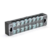 Клемна колодка 8-розрядна TB-2508 25A/600V, перетин дроту 0,5-2,5мм2, 25 шт в упаковці, ціна