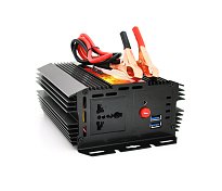 Инвертор напряжения LY500W (DC:500W), 12 / 220 с аппроксимированной синусоидой, 1 универсальная розе