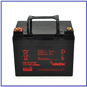 Акумуляторна батарея HR12127W, 12V 36Ah Black