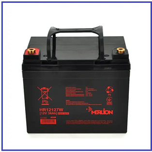 Аккумуляторная батарея HR12127W, 12V 36Ah Black