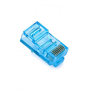 Конектор Merlion RJ-45 8P8C UTP Cat-5 (100 шт/уп.) Q100 Blue