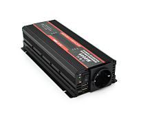 Инвертор напряжения KY-M6000, 850W, 12 / 220V, Line-Interactive, LCD, 2 универсальные розетки, 1 USB